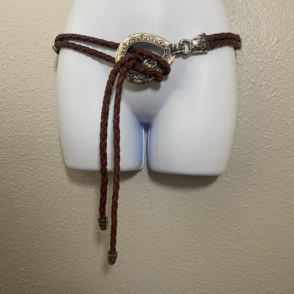 Western Tied Belt Country Cowgirl Braided Leather Bohemian Boho Festival